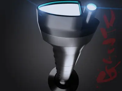 Katana Gantz Low-poly 3D model