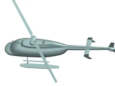 JetRanger III 3D model