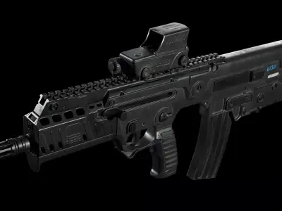 IWI Tavor X95 Low-poly 3D model