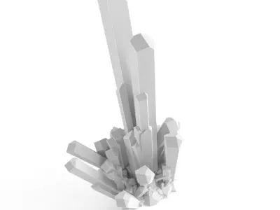 Crystal Diamond Low Poly Realistic krystal Low-poly 3D model