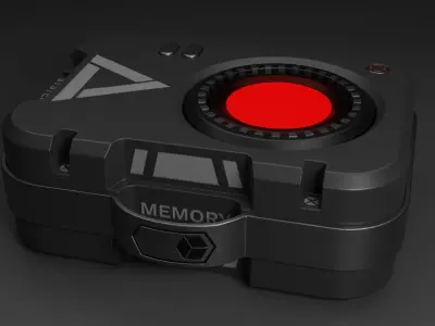 Sci-fi hardsurface Free low-poly 3D model