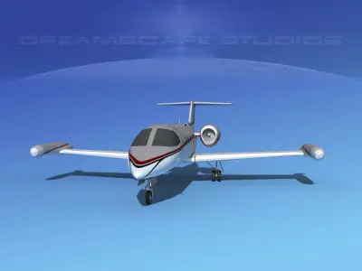 Gates Learjet 35 V02 3D model