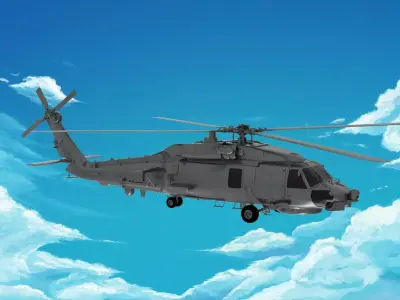 Sikorsky SH-60 Seahawk 3D model