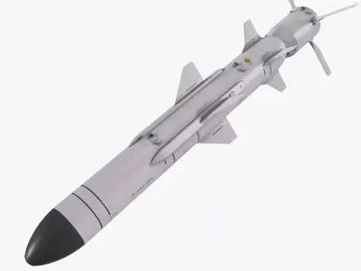  Anti-Ship Missile X-35U Low-poly 3D model