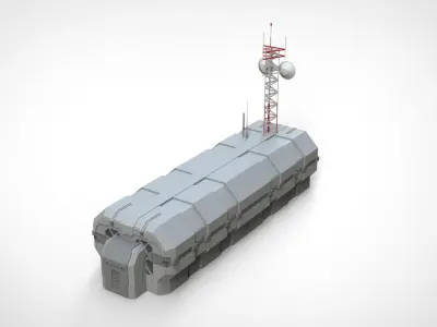 antenna post 2 3D model
