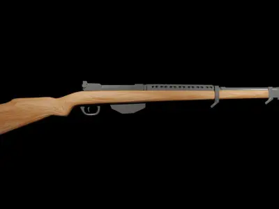 Pederson Rifle 3D model