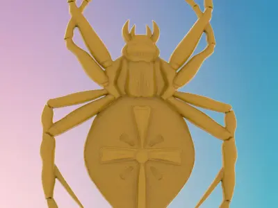 spider cross 3D MODEL STL FILE FOR CNC ROUTER LASER 3D print model