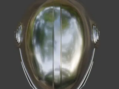 Mandalorian Helmet Alternative Design  3D model
