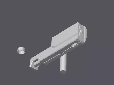 Resident Evil Village Inspirierter SciFi Tactical Heal Injector 3D print model
