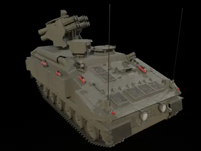 Alvis Stormer Low-poly 3D model