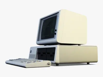IBM 5150 Personal Computer 3D model