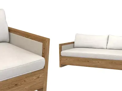 Tresser 84 Sofa Nicole Hollis Free 3D model