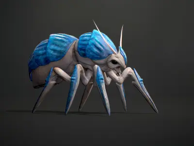 Pathfinder Bug Creature - Game Ready Low-poly 3D model Low-poly 3D model