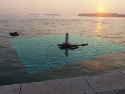 3D Lighthouse Portside Low-poly 3D model