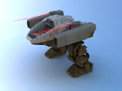 Juggernaut Battle Robot 3D model
