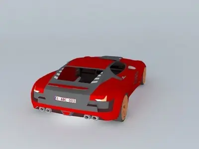 NEG Sports car Free 3D model