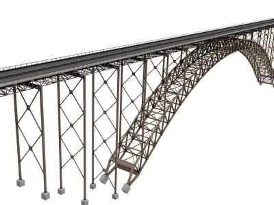 New River Gorge Bridge 3D model