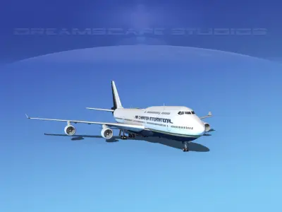 Boeing 747-8I Air Charter Intl 3D model