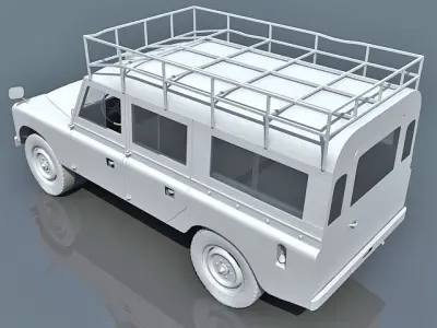 Old Landrover 3D model