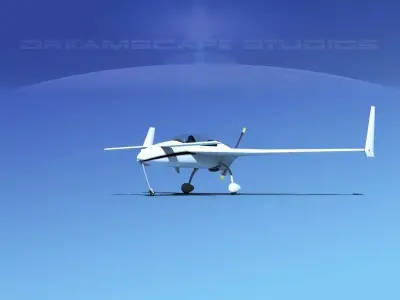 Rutan Long-EZ V09 3D model