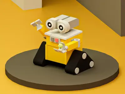 WALL-E toy robot Free 3D model