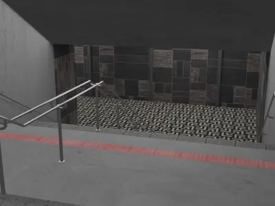 Underground pass 3D model