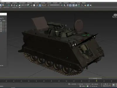 M-113 APC Carrier 3D model