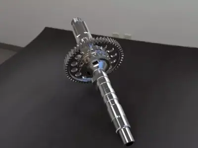 Cam shaft Assembly Free 3D model