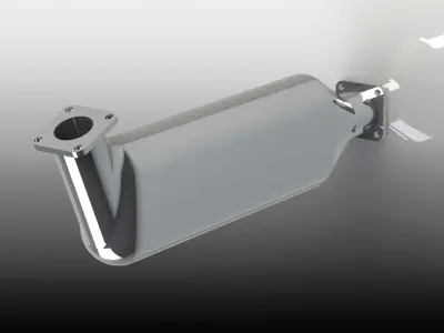 catalyst housing Free 3D model