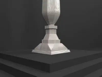 Ornament column Free 3D model