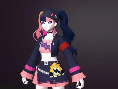 zoe girl 3D model