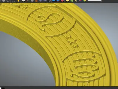 ZODIAC MIRROR FRAME Free 3D print model