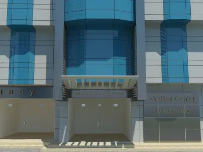 Medical Center Building 3D model