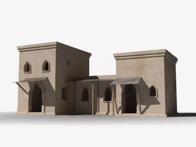 Arab x34 Low-poly 3D model