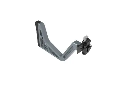 VISOR STOCK WITH BRACE ADAPTER TO ADAPT TO PICATINNY RIS 3D print model