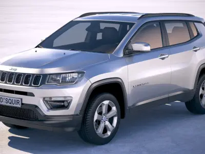 Jeep Compass 2018 3D model purchase