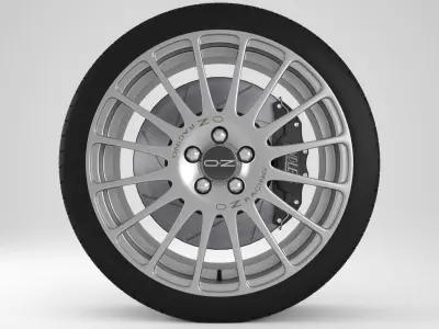 Oz Racing Turismo Rim 3D model