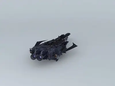 Voordishawdee Heavy Battlecruiser 3D model