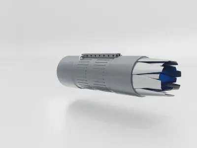 Jet Engine J001 Non exsistentent 3D model