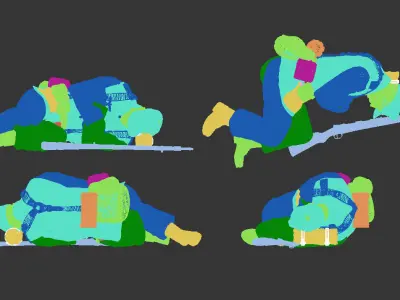 German soldier 3D print model