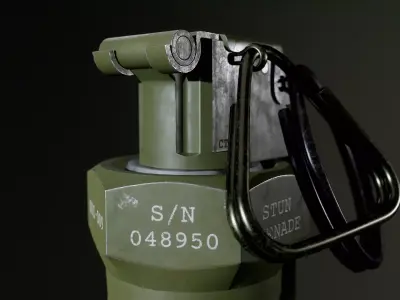 M84 - Flashbang grenade Low-poly 3D model