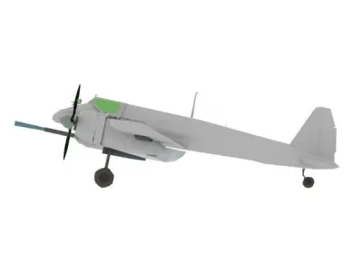 HENSCHEL AIRCRAFT 3D model