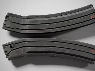 Surefire MAG5-60 Low-poly 3D model