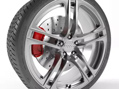 Audi R8 Wheel 3D model
