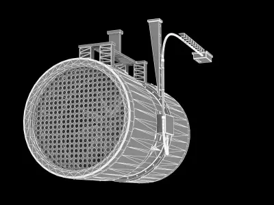 Tunnel Jet Fan 3D model