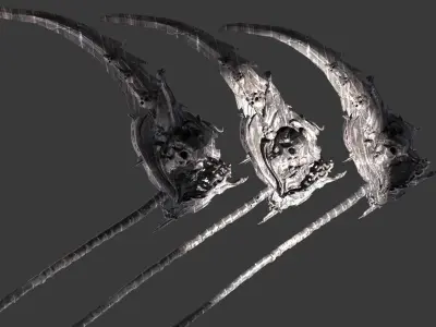 Kings Scythe 3D model