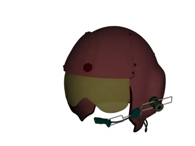 Pilots Helmet MCS-14 3D model