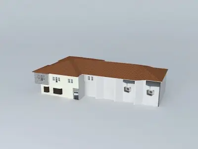 Cultural center 3D model