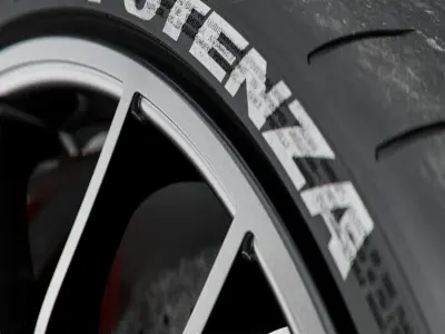 Bridgestone Potenza Race 245 30 ZR20 3D model