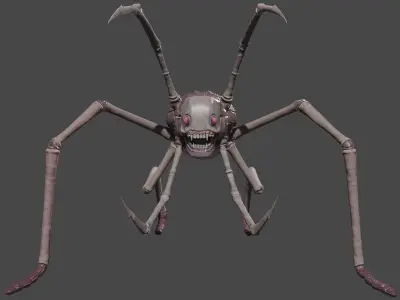  Arthropoda creature Low-poly 3D model